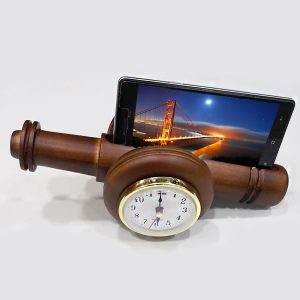 Canon-Shape-Desktop-Watch-with-Mobile-Stand