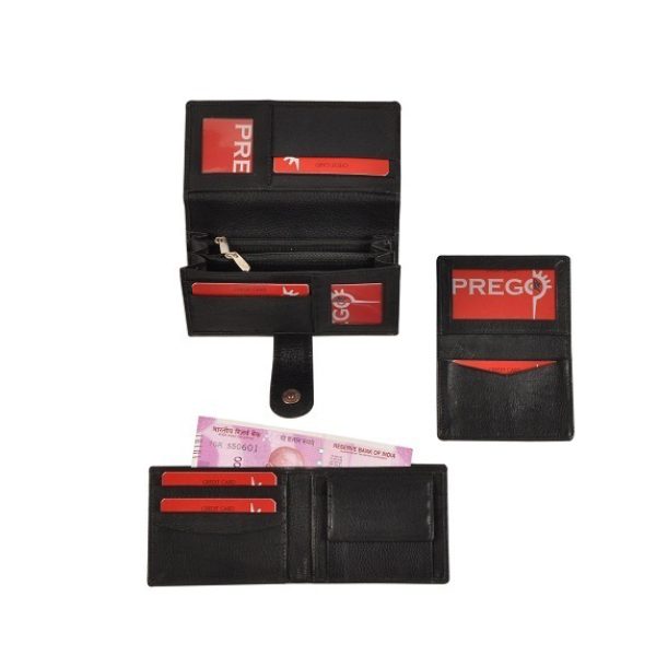3-in-One-Black-Set-Gents-&-Ladies-Wallet-with-Card-Holder-1