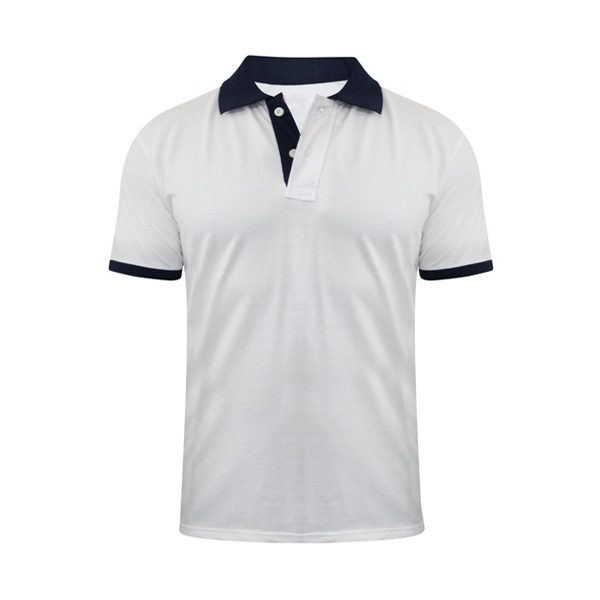 Promotional-White-Polo-T-Shirt-with-Blue-Tip