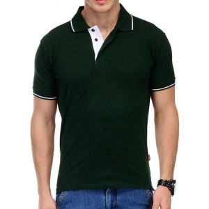 Men-Premium-Cotton-Polo-T-Shirt-Bottle-Green-1