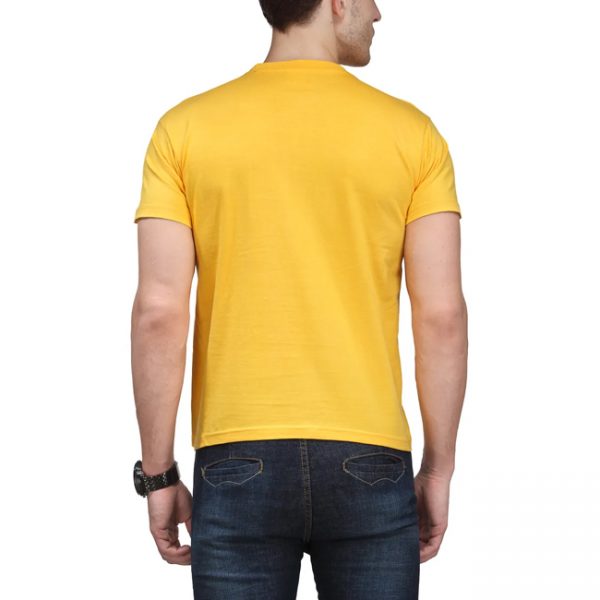 Men-Round-neck-Yellow-Dryfit-Polyester-T-Shirt-2