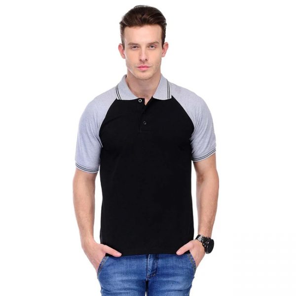 Mens-Polo-T-Shirt-(Black)-1